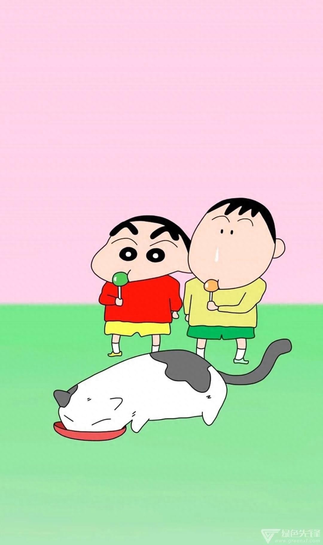 今日份壁纸  ||  骑大象的小新~~