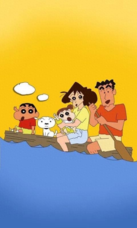 今日份壁纸  ||  骑大象的小新~~