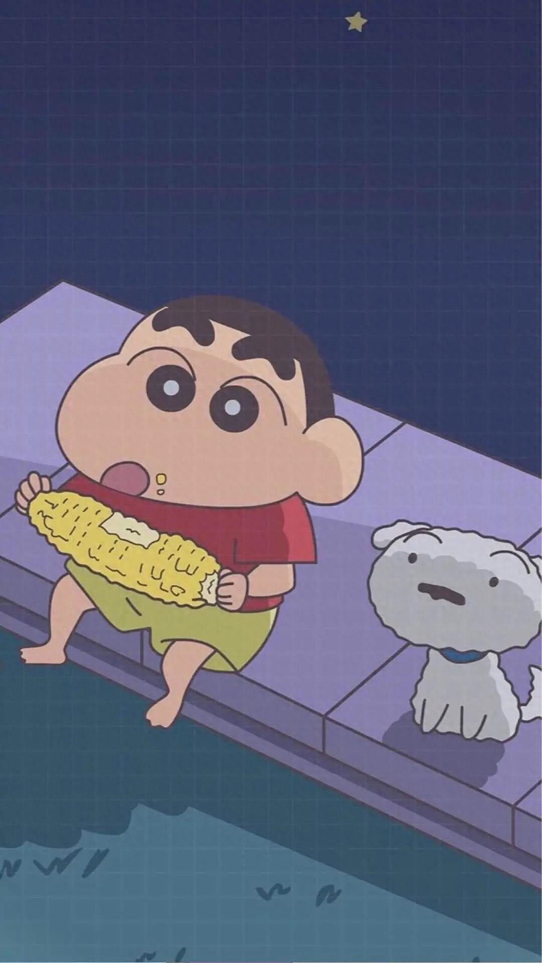 今日份壁纸  ||  骑大象的小新~~