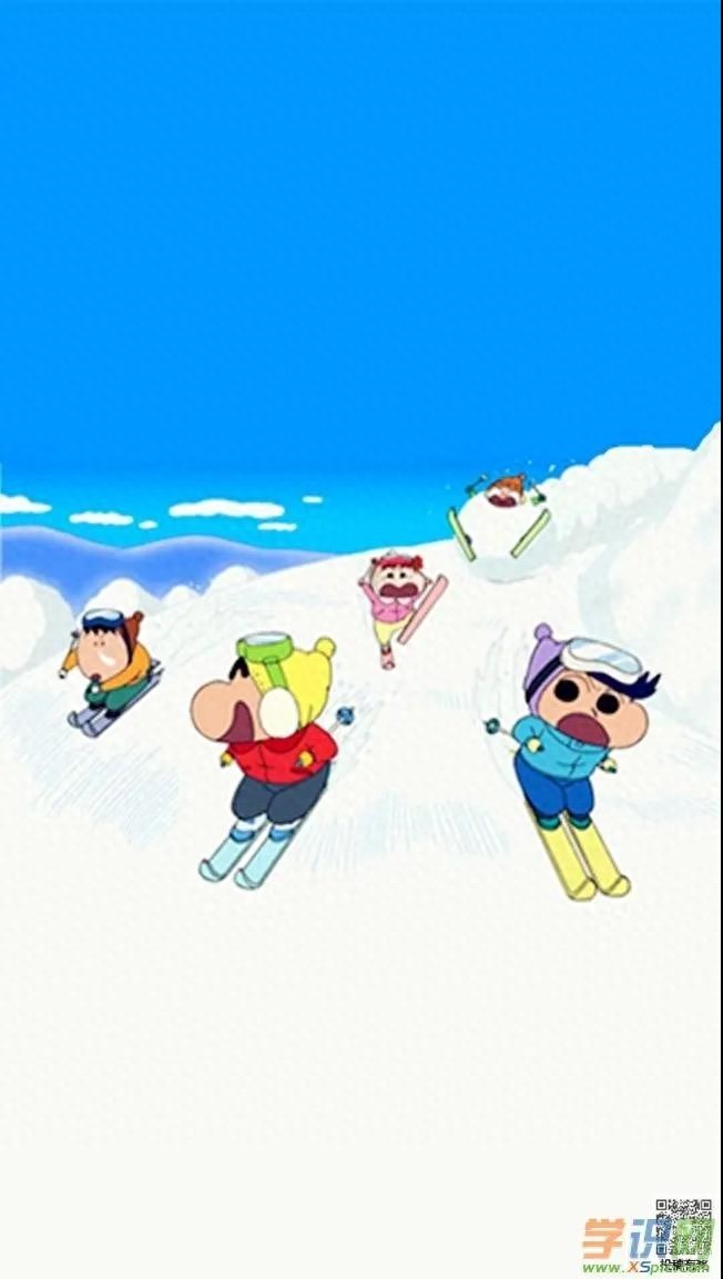 今日份壁纸  ||  骑大象的小新~~