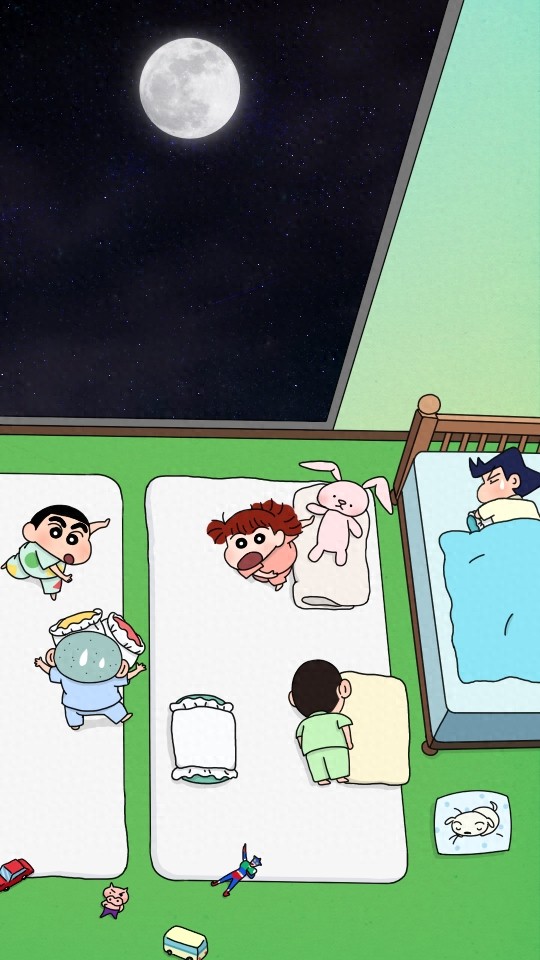 今日份壁纸  ||  骑大象的小新~~