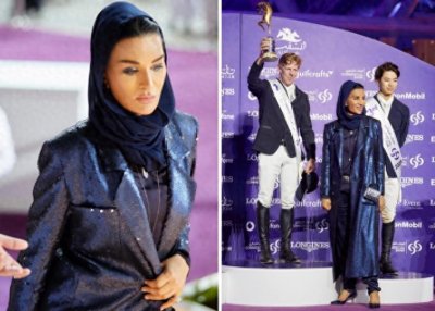 ​莫扎王后久违露面！世界杯惊鸿一瞥，高贵又优雅，64岁风韵犹存