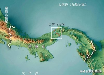 ​巴拿马运河，连接太平洋和大西洋的重要航运要道