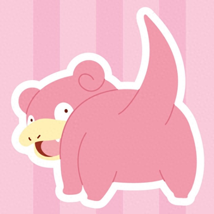 超萌“精灵宝可梦”头像，呆呆兽和可达鸭，谁才是呆萌NO.1？