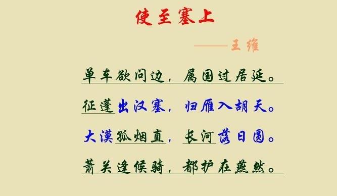 生活使至塞上王维 使至塞上原文译文及赏析  1