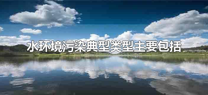 水环境污染典型类型主要包括