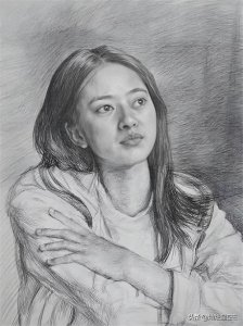 ​中国油画院院长杨飞云素描作品欣赏