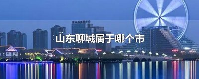 ​山东聊城属于哪个市