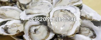 ​一次性吃20个生蚝会怎样 一次可以吃20个生蚝吗