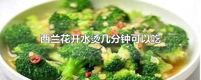 ​西兰花用开水烫的时间有点久,能吃吗有毒吗 西兰花用开水烫的时间有点久,能吃吗