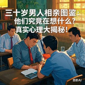 ​三十岁男人相亲图鉴：他们究竟在想什么？真实心理大揭秘！