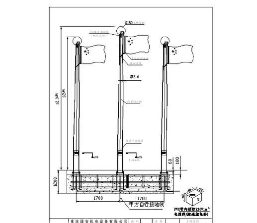 国旗杆高度标准与楼高的比例