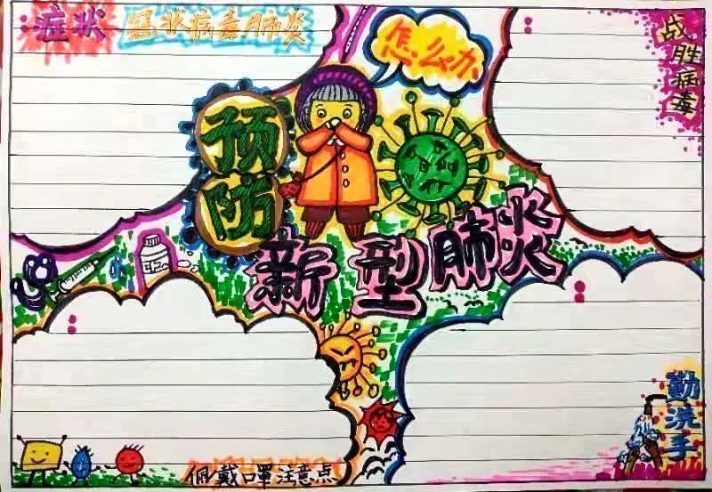 32种抗击疫情病毒手抄报内容，收藏备用哦