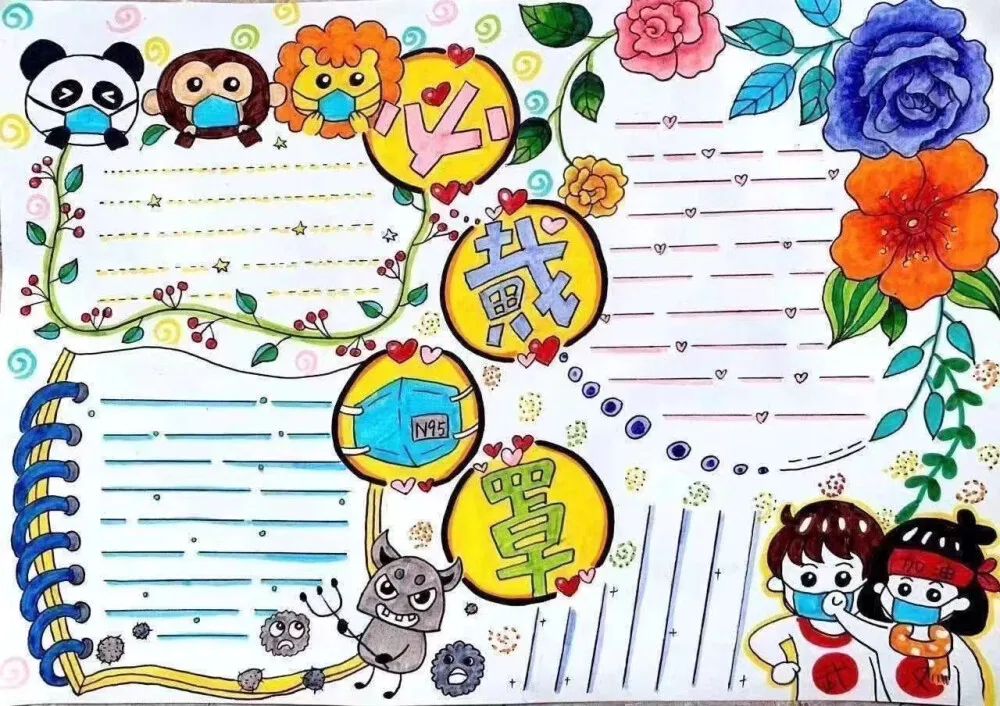 32种抗击疫情病毒手抄报内容，收藏备用哦