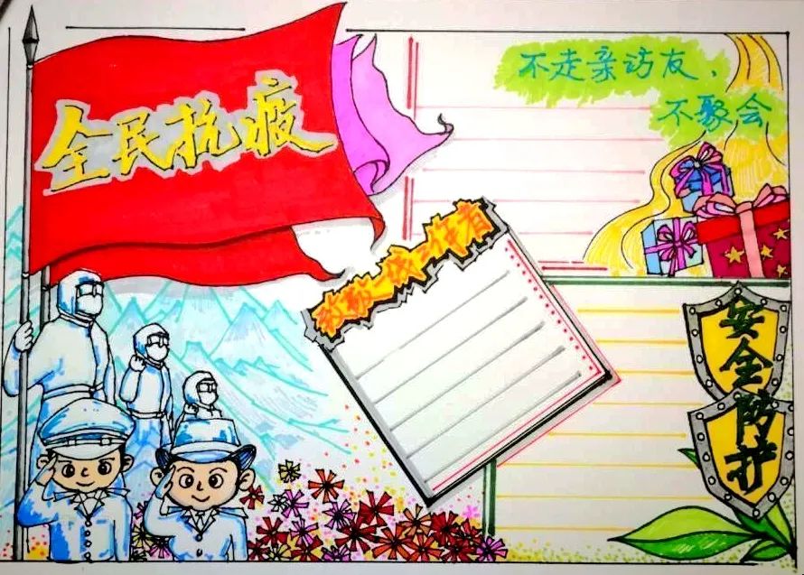 32种抗击疫情病毒手抄报内容，收藏备用哦