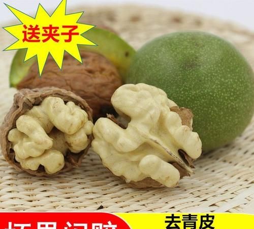 绿皮核桃核喷什么容易去皮