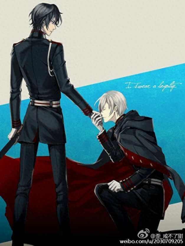 终结的炽天使里的腐向CP深夜和红莲美图，深红一生推