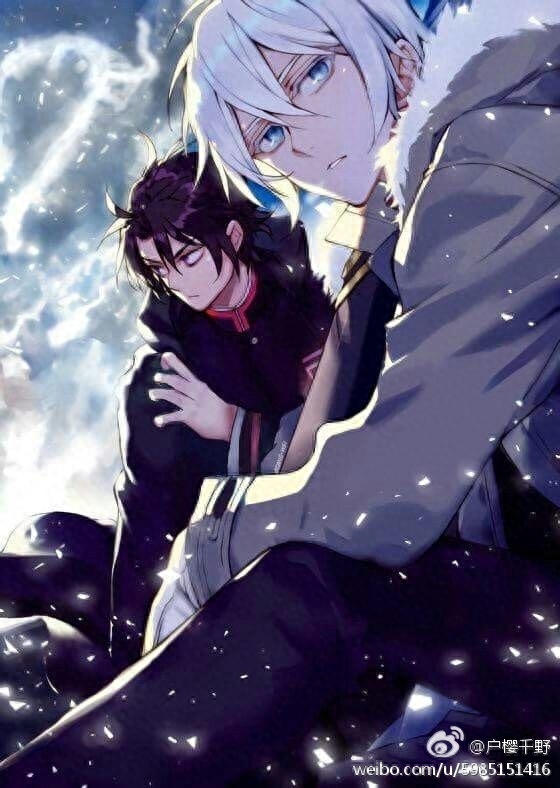 终结的炽天使里的腐向CP深夜和红莲美图，深红一生推