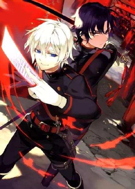 终结的炽天使里的腐向CP深夜和红莲美图，深红一生推