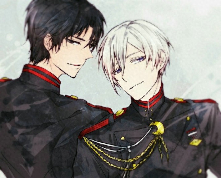 终结的炽天使里的腐向CP深夜和红莲美图，深红一生推