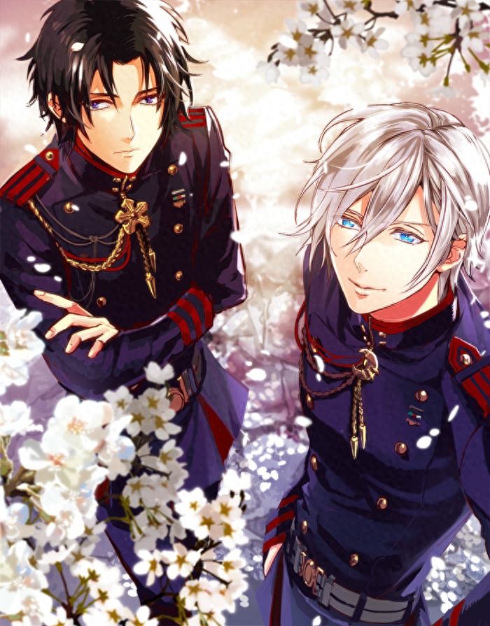 终结的炽天使里的腐向CP深夜和红莲美图，深红一生推