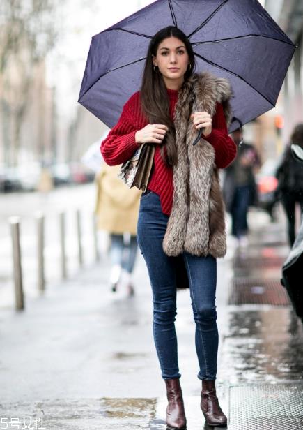 皮草披肩怎么搭配？分分钟撩倒男神