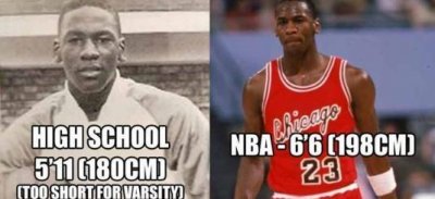 ​乔丹一年长高17CM，浓眉哥进NBA还在长高