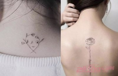 ​盘点女生后背纹身图，总有一款性感属于你