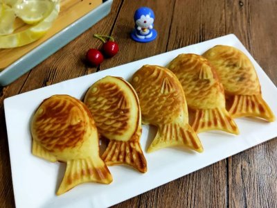 ​自制简单快手鲷鱼烧，松软香甜，小朋友超喜欢