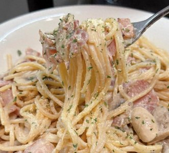 ​奶油意面成功的秘诀！！浓郁好吃，自己做起来~