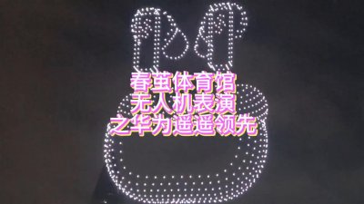 ​春茧体育馆无人机表演