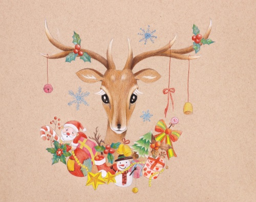 彩铅初学者临摹素材分享