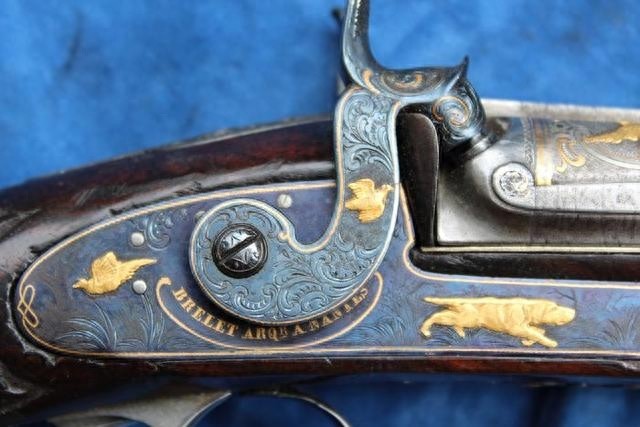 美到男人心坎里的武器——欧式古董猎枪,奢华、大气
