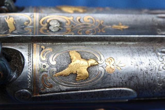 美到男人心坎里的武器——欧式古董猎枪,奢华、大气