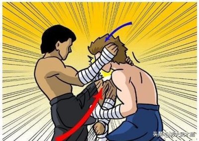 ​八组肘膝实战打法，防身格斗近身搏击之狠招，使敌骨断面破