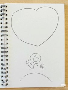 ​樱桃小丸子和气球简笔画教程图