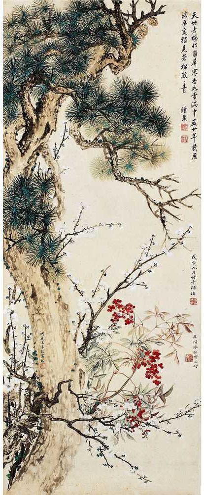 岁寒三友，美到极致！