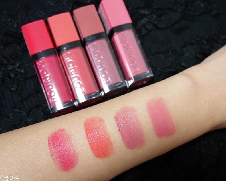 妙巴黎天鹅绒唇釉哪个色好看 4款日常色号对比试色