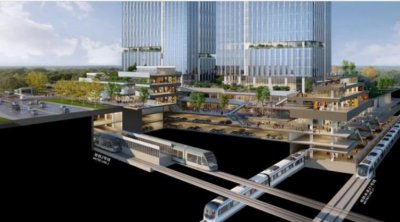 ​上海地铁21号线广兰路站围护施工全面开启未来可与2号线换乘市民出行更便捷