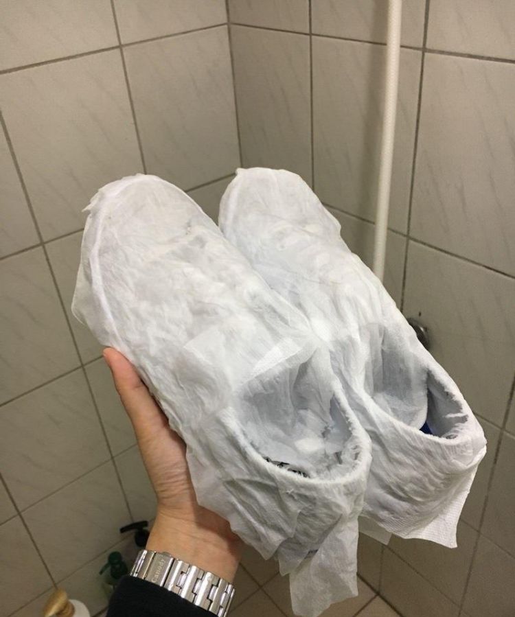 白鞋刷完后有必要裹卫生纸么