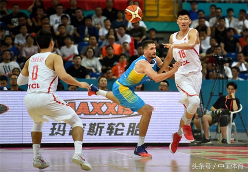 2018国际男篮锦标赛次轮 中国红队2分险胜乌克兰队