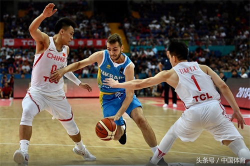 2018国际男篮锦标赛次轮 中国红队2分险胜乌克兰队
