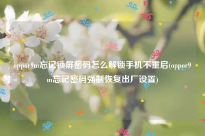 ​oppor9m忘记锁屏密码怎么解锁手机不重启(oppor9m忘记密码强制恢复出厂设