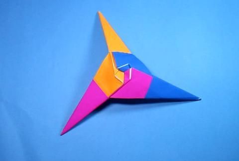 回旋十字飞镖怎么折