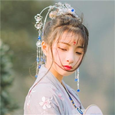 微信古风头像女真人唯美淡雅