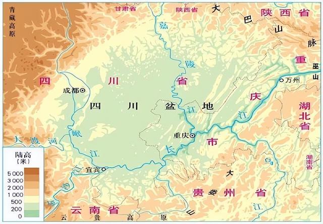 四川为什么叫四川盆地（四川盆地作用这么大）(1)