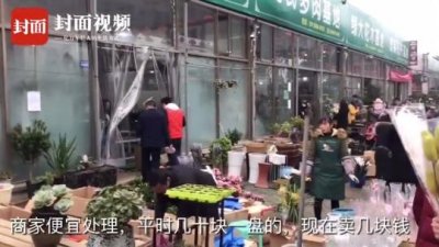 ​封面拍客|再见！成都三圣乡万福花卉市场搬离 市民抢相因