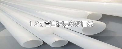 ​1.2寸管直径是多少厘米