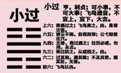 ​易经简单学（62）小过卦——小以惩戒,以儆效尤