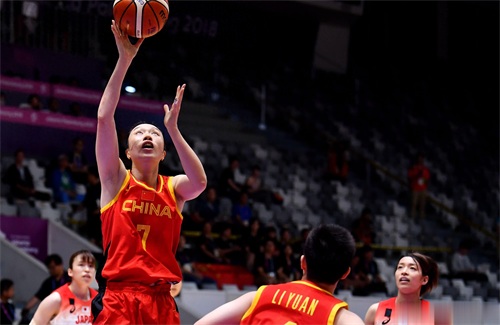 组图：中国女篮一姐邵婷